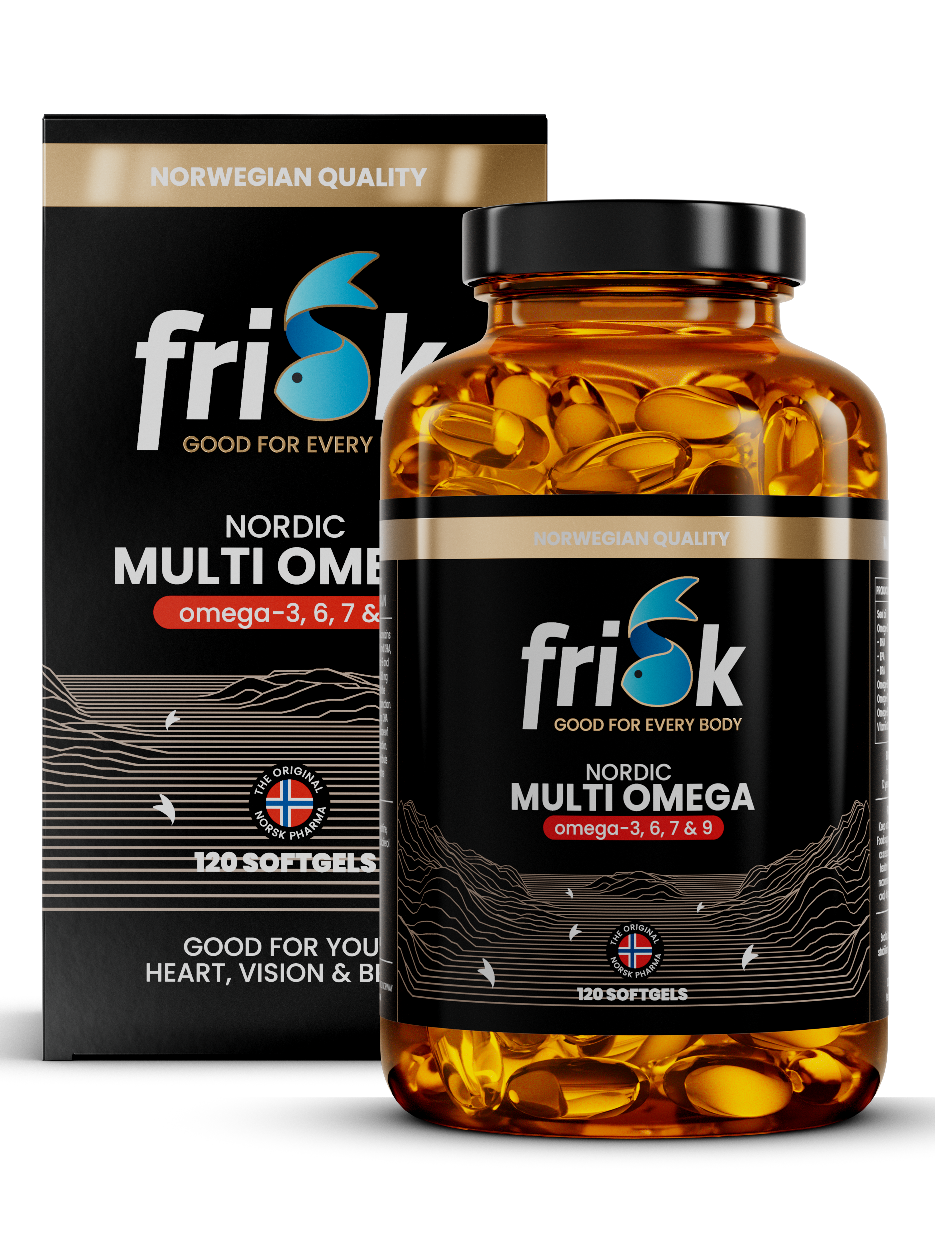 Frisk Nordic Multi Omega (120 Softgels)